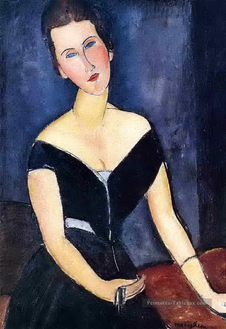 madame georges van muyden 1917 Amedeo Modigliani Peintures à l'huile